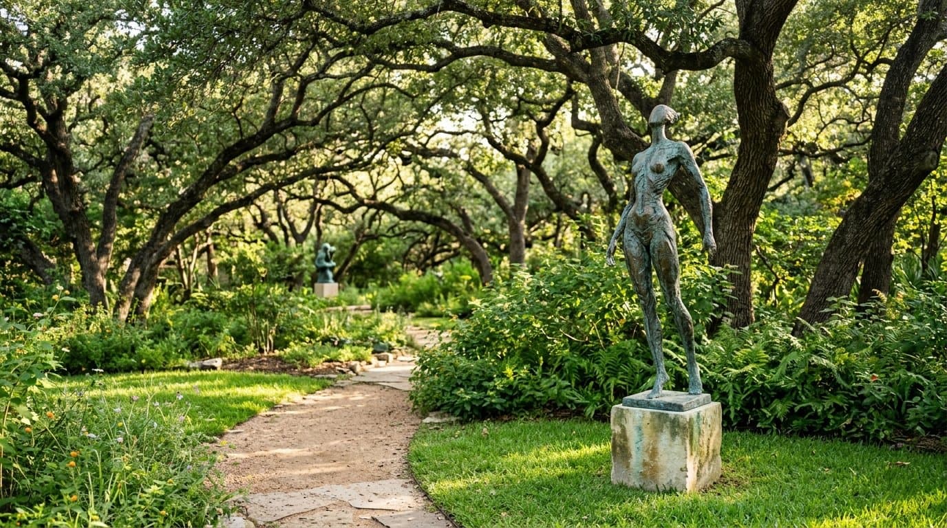 Right Next to Barton Springs Is a Shaded, $8 Sculpture Garden Almost Nobody Stops For