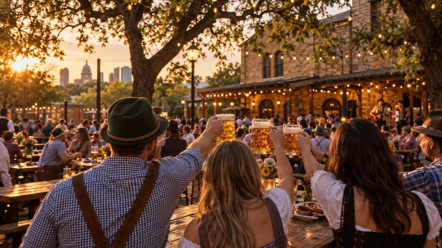 AustOberfest's 14th Year Is Happening Right Now at Scholz Garten — Here's What $55 Buys You