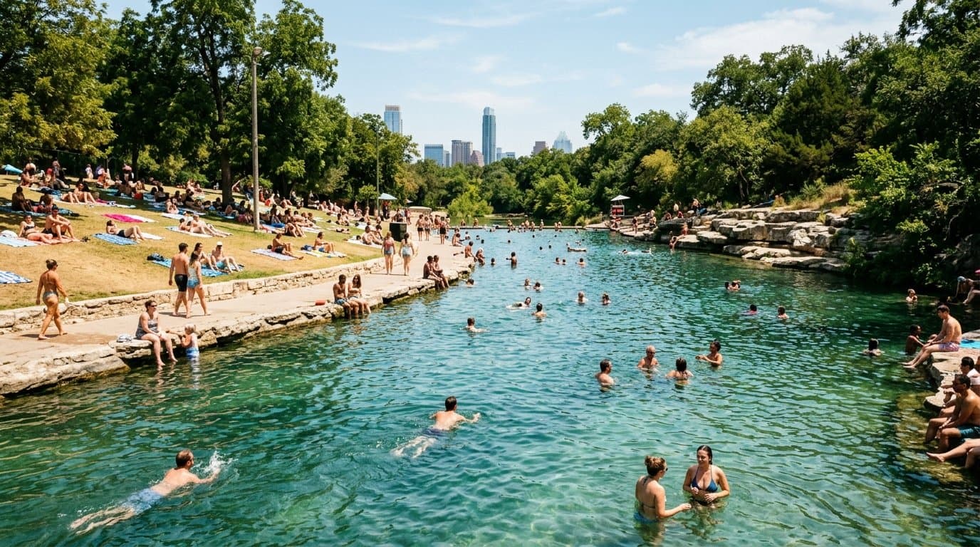 Greenbelt Is Dry Right Now: Where Austin Is Actually Swimming During This Week's Heat Wave