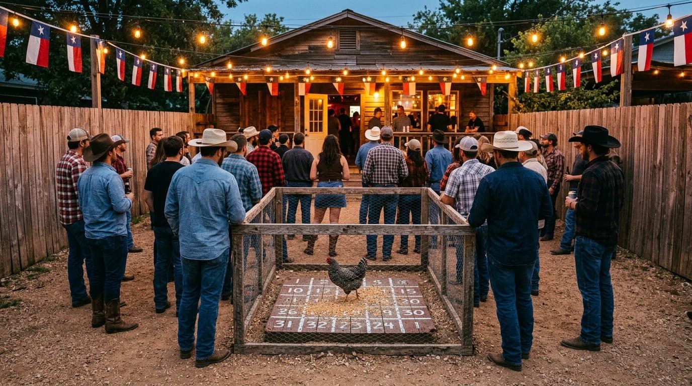 Chicken Sh*t Bingo Is Austin's Weirdest Sunday Ritual: How the Little Longhorn Saloon Actually Runs It