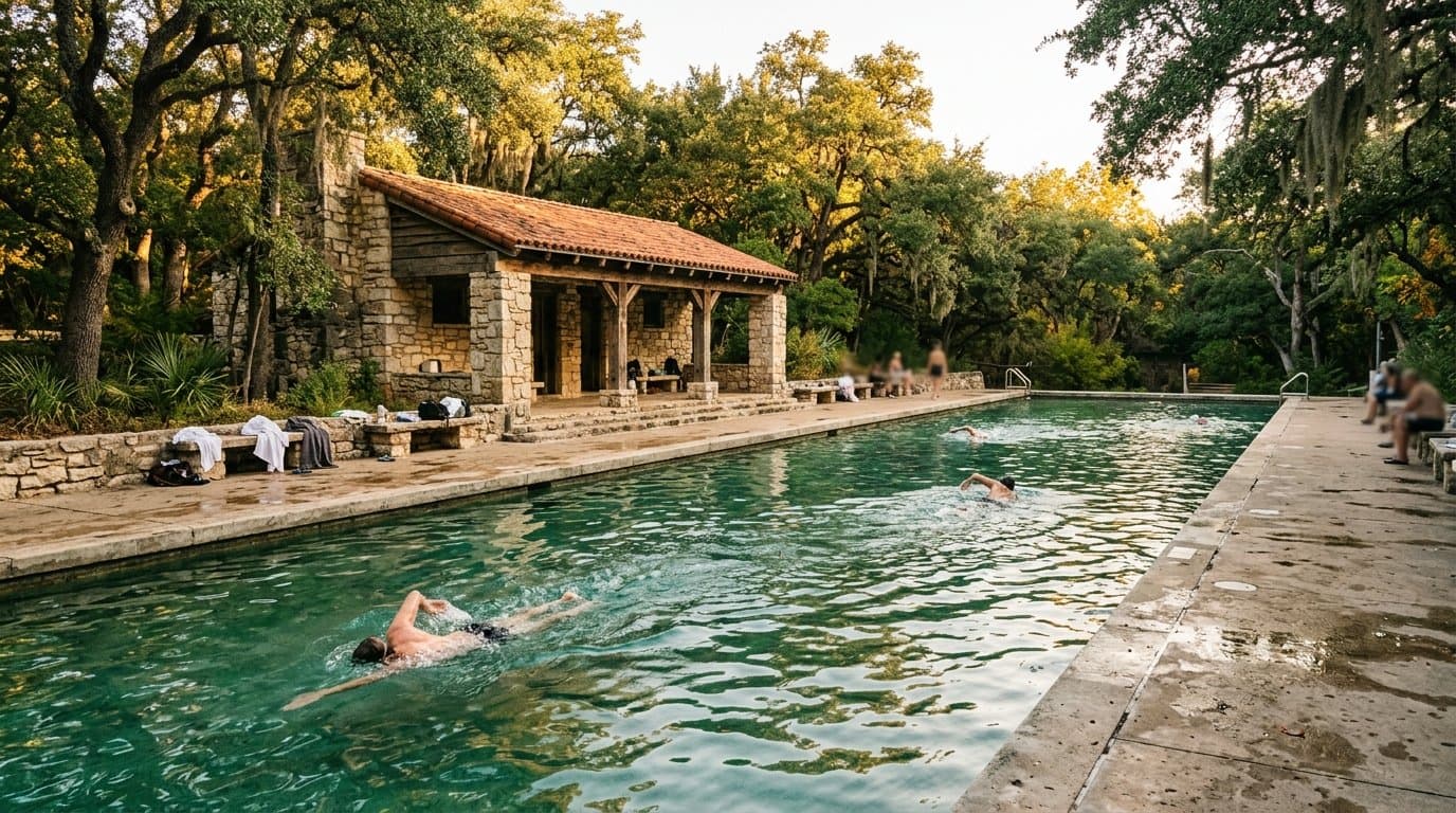 Deep Eddy Pool: Austin's 111-Year-Old, Unchlorinated Escape From Today's Heat