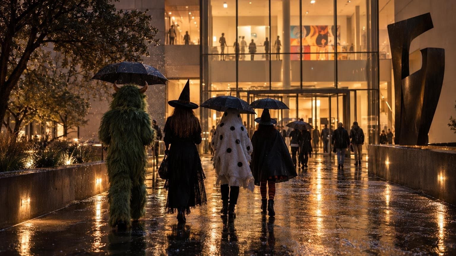 Halloween Weekend Nights in Austin: Rainy Friday at the Blanton's Monster Ball, Madeon Saturday