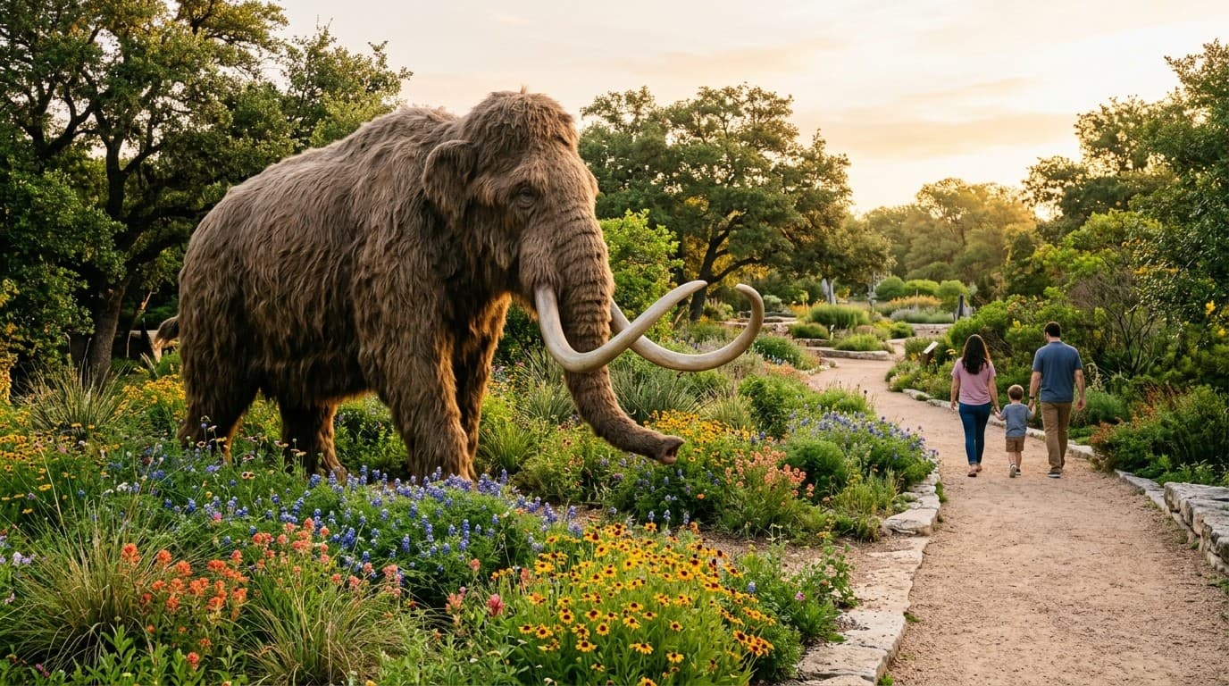 Ice Age in the Wild at the Wildflower Center Closes in Two Weeks — And Entry Cuts Off at 2 PM
