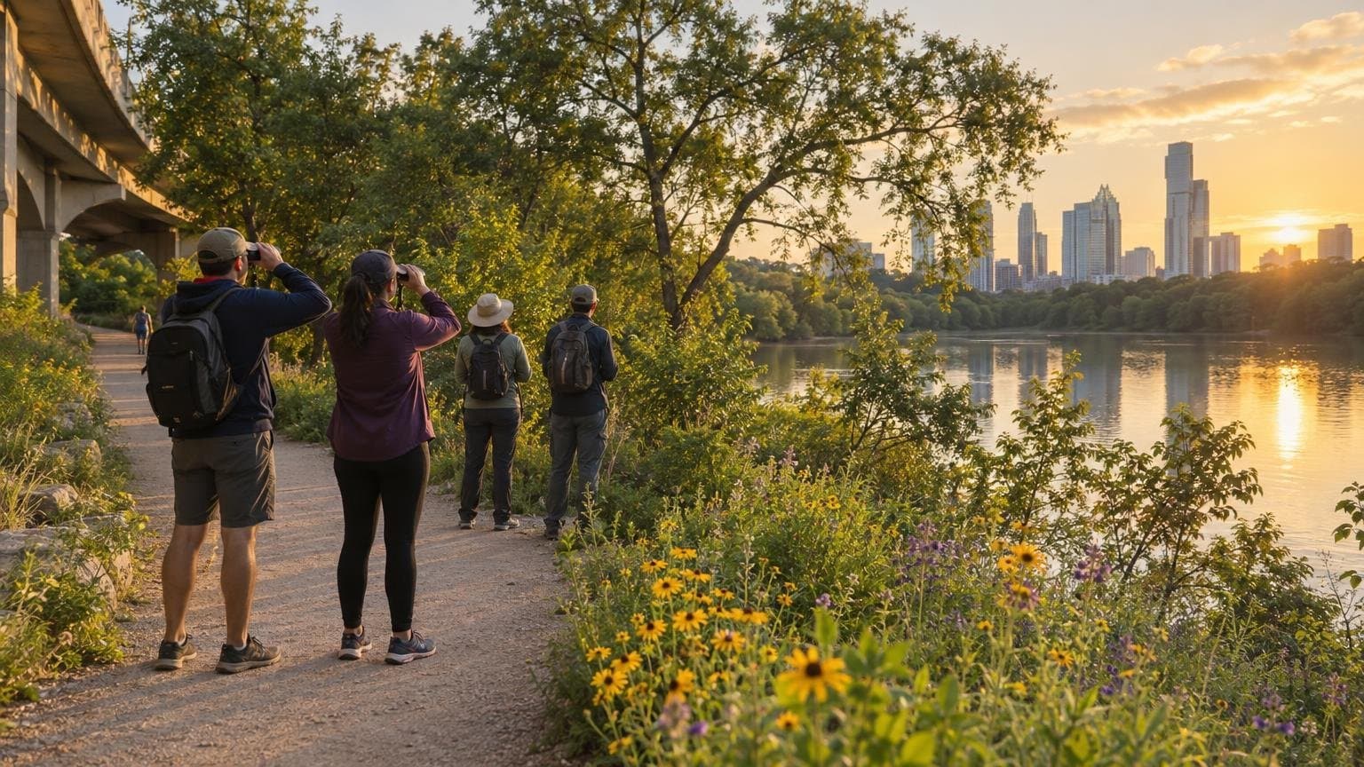 Saturday Morning on Lady Bird Lake, Oct. 24: A Bird Walk, a BioBlitz and a Tree Scavenger Hunt