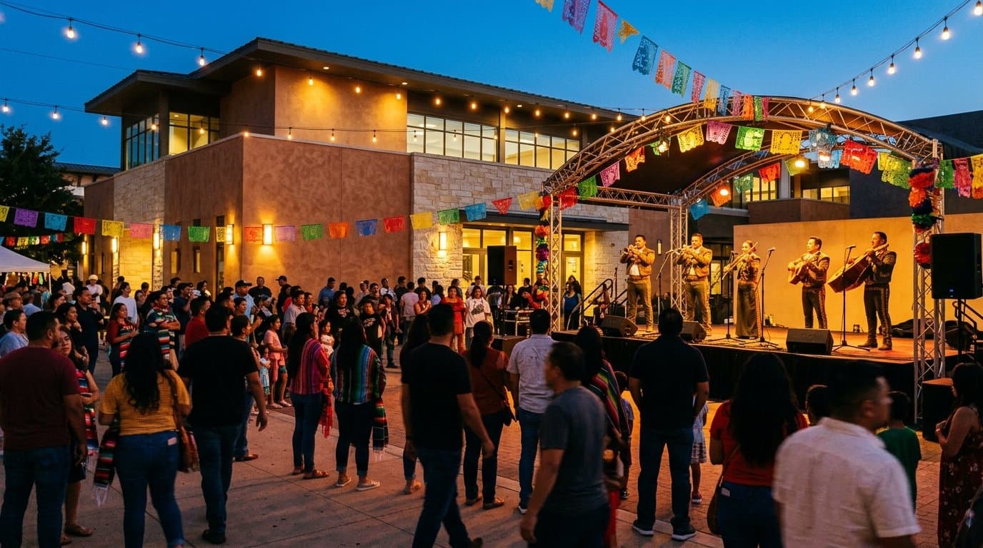 Viva México Returns to the MACC Tonight — Free, 19th Year, and the Grito Is Actually at 8:15