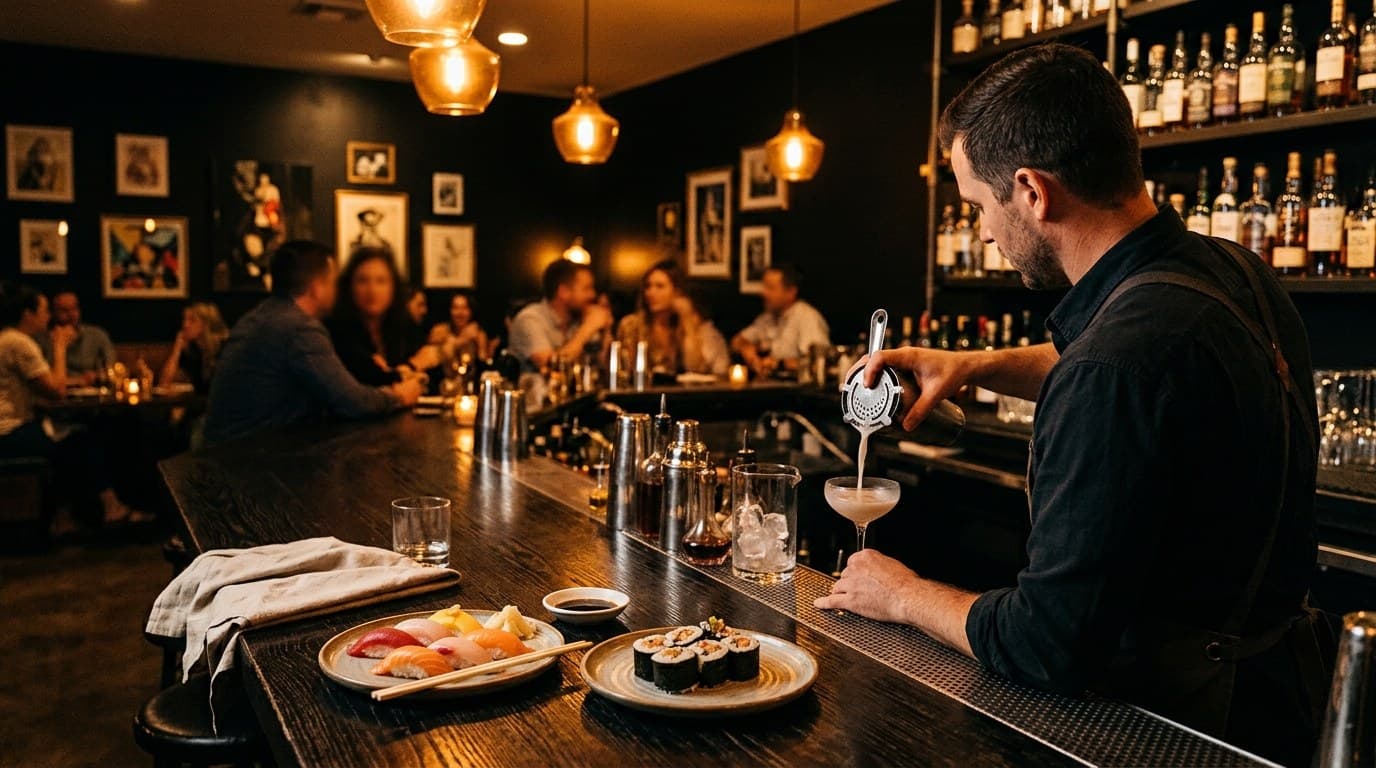 Papercut's Secret Door in East Austin Now Leads to a 14-Seat Sushi Room Called Wasa
