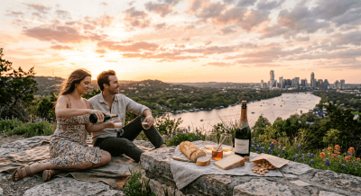 Inside Mount Bonnell at Sunset: The Local’s Guide to Golden Hour Hikes & Wine + Cheese Pairings