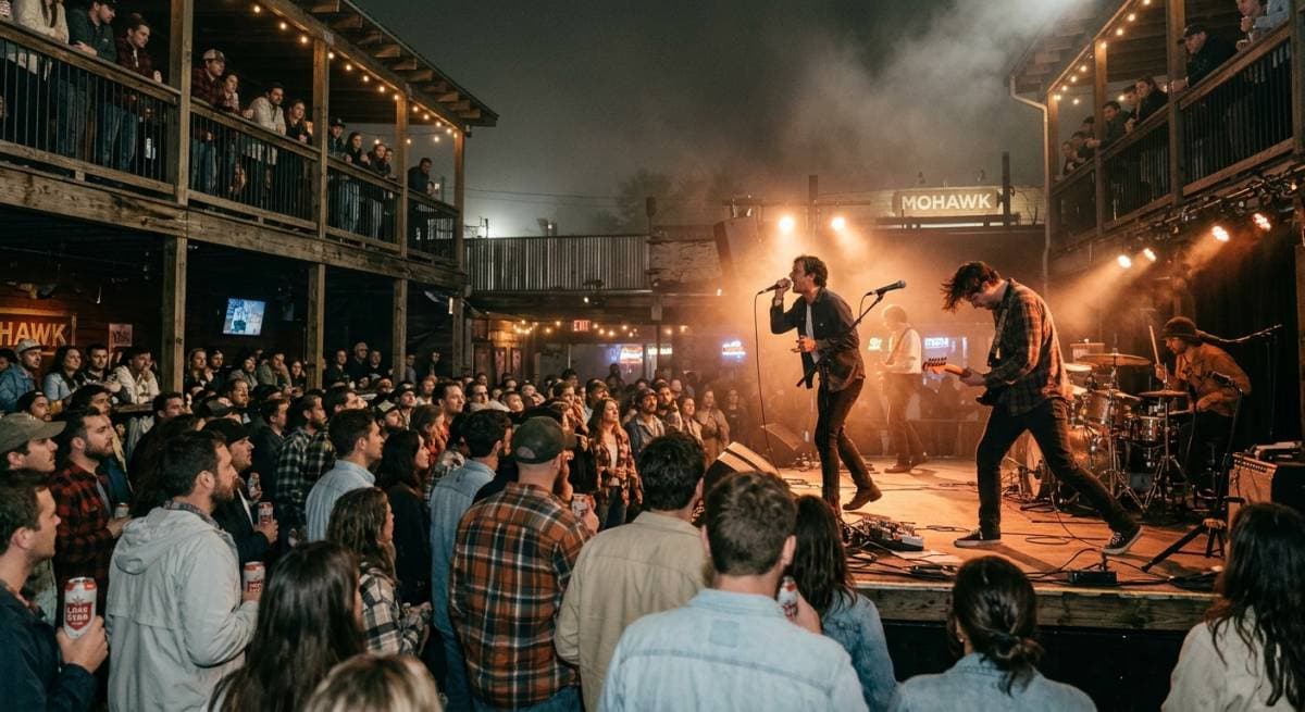 Inside White Reaper & Drug Church at Mohawk (April 5, 2026): Set Times, Patio Strategy & The Red River Indie Surge You’ll Want to Catch Early