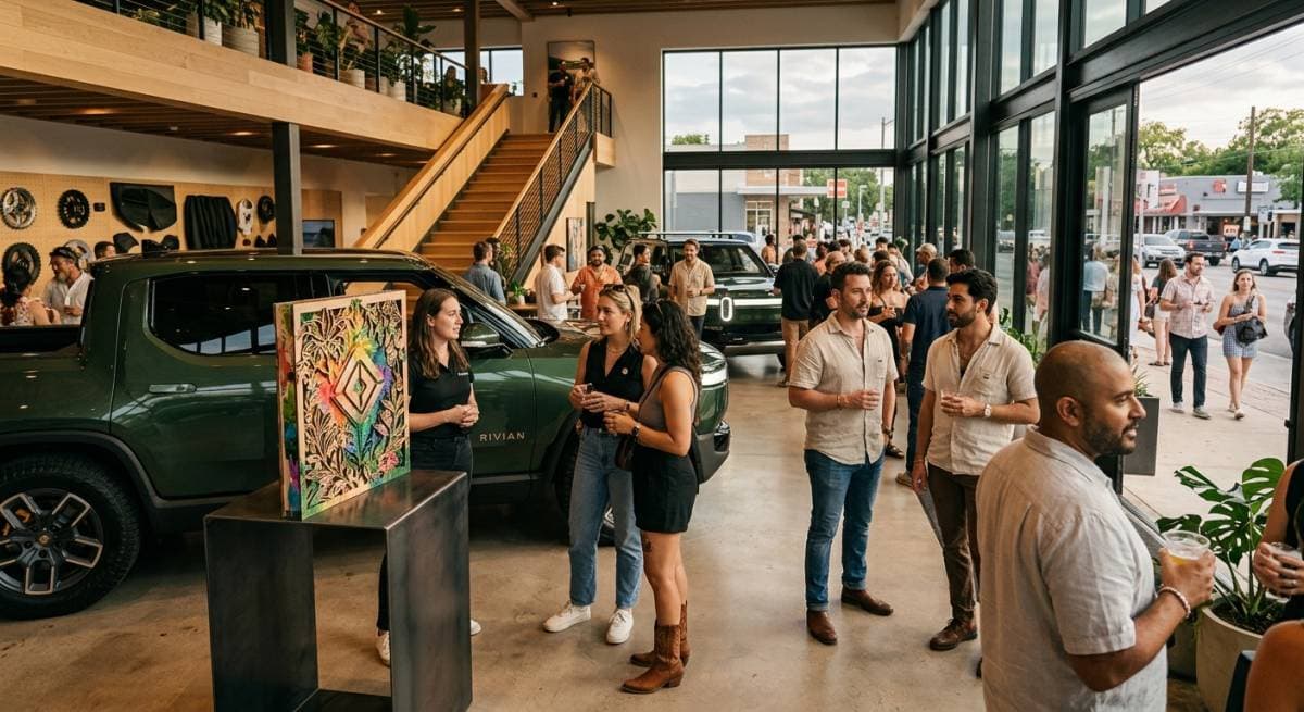 Inside the Pop‑Up Art Show for Pride @ RIVIAN (June 18): The South Congress Culture Play Corporate Austin Didn’t See Coming