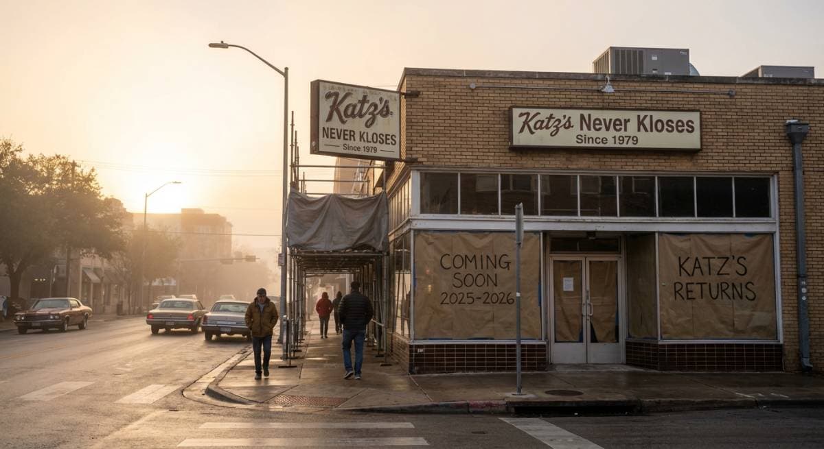 Katz's Never Kloses Returns to West 6th: The Insider Guide to Austinโs Most Nostalgic Comeback