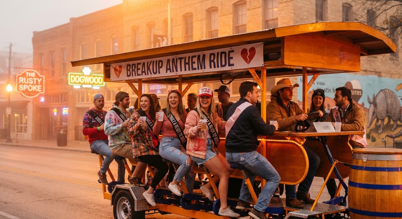 Inside the Stupid Cupid Pedal Pub Tour 2026: The Insider Guide to Austinâs AntiâValentineâs Party on Wheels